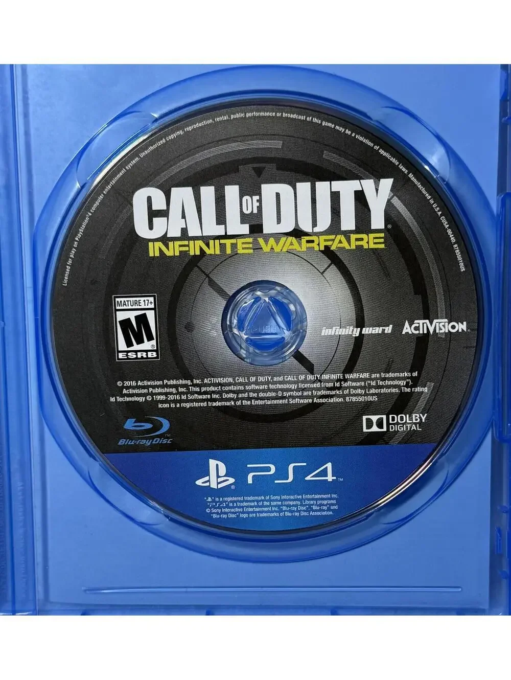 Call of Duty Infinite Warfare PS4 Game w/ Case & Disc PlayStation 4